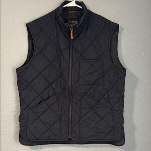 J. Crew Men’s Navy Blue Quilted Puffer Vest Sussex Size XL